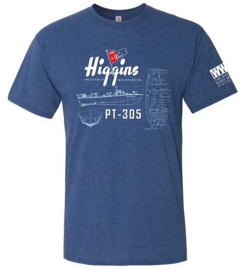 PT-305 Blueprint Navy Blue Triblend T-Shirt