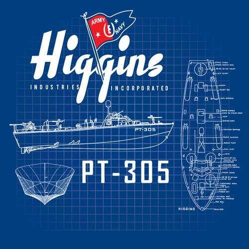PT-305 Blueprint Navy Blue Triblend T-Shirt