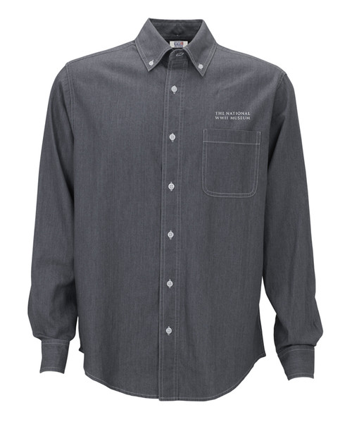 Vantage Mens Longsleeve Denim - The National WWII Museum