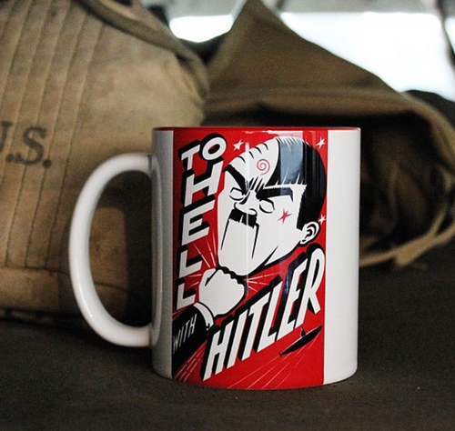To Hell with Hitler 11oz Boxed Mug