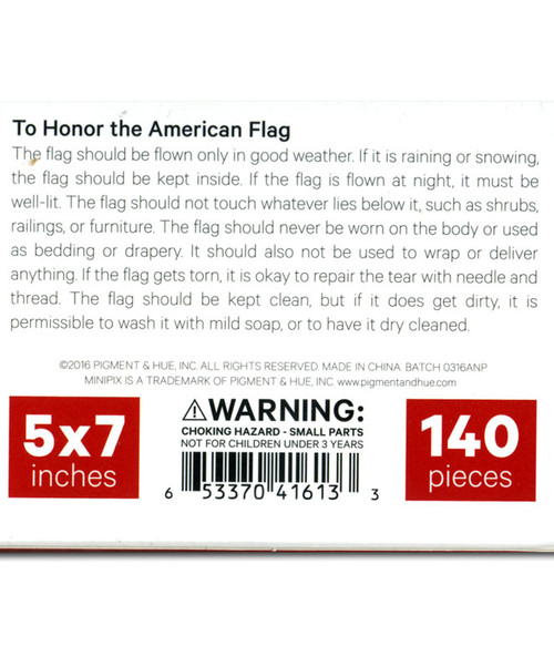 MiniPix Flag Puzzle