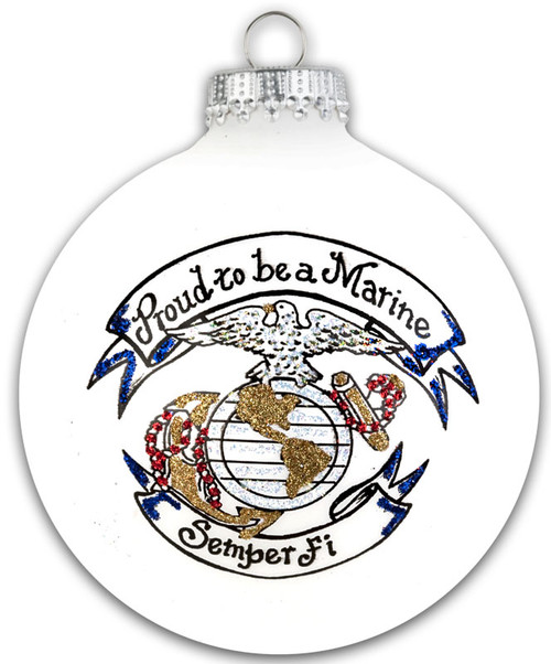 Proud Marine Ornament