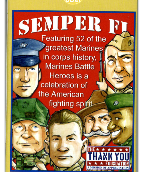 US Marines Battle Heroes Playing Cards