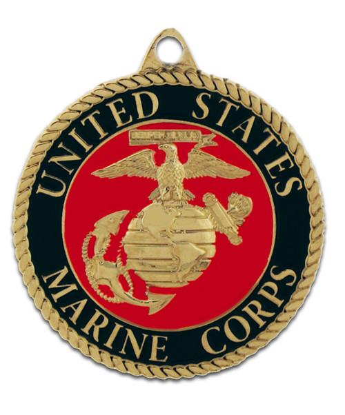 USMC Logo Key Ring