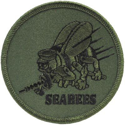USN Seabees Lapel Pin