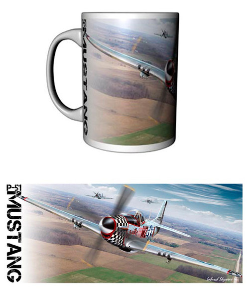 USAF P-51 Mustang 15oz Ceramic Mug