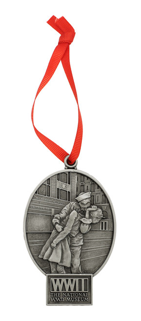 Kiss Pewter Ornament