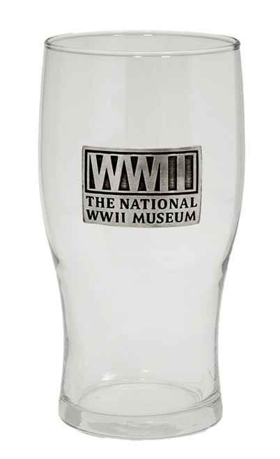 Pewter WWII Pub Glass