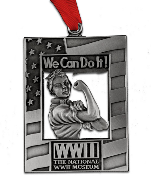 Rosie the Riveter Pewter Ornament