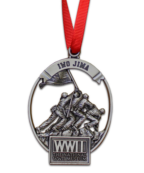 Iwo Jima Pewter Ornament