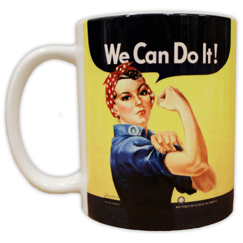 Rosie the Riveter Coffee Mug 10 ounce