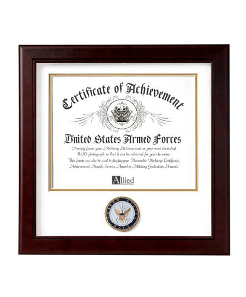 Navy Certificate Frame 12in x 12in