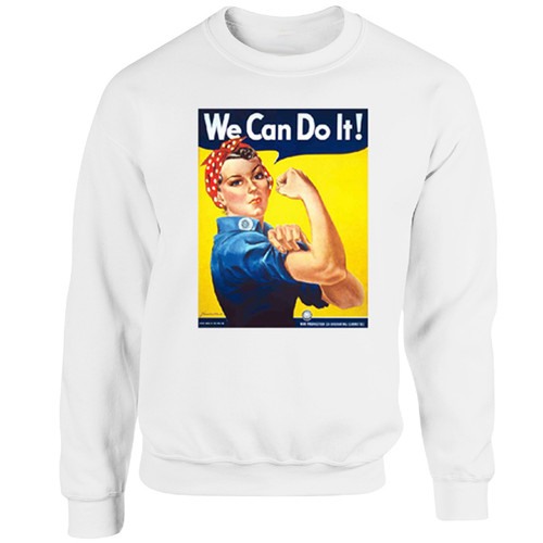 Rosie the Riveter Cotton Sweatshirt