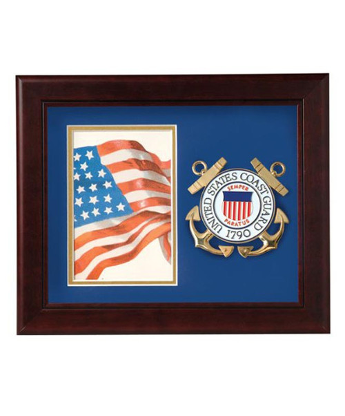 Coast Guard Medallion Frame 8in x 10in