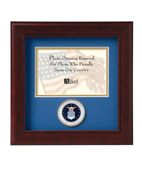 Air Force Medallion Picture Frame 8in x 8in