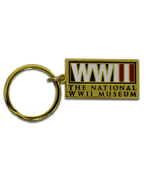 WWII Gold Logo Keychain