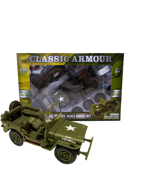 Jeep Willys Classic 1:32 Diecast Model