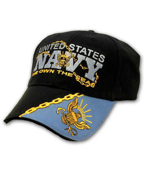 Navy We Own The Seas Blue Baseball Cap