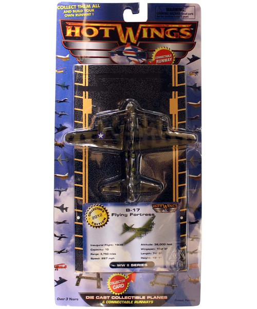Camo B17 Flying Fortress Hot Wings 4in Diecast