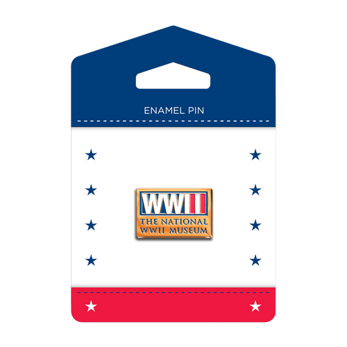 WWII Museum Logo RWB 1 Inch Pin