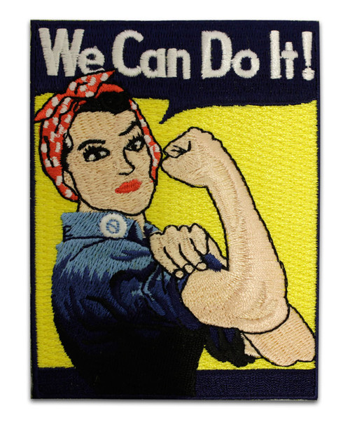 Rosie the Riveter Embroidered Patch