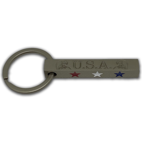 USA 3D Bar Keychain