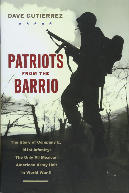 image of the front cover of the book "patriots from the barrio" by Dave Gutierrez