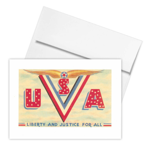 Liberty and Justice For All Greeting Card