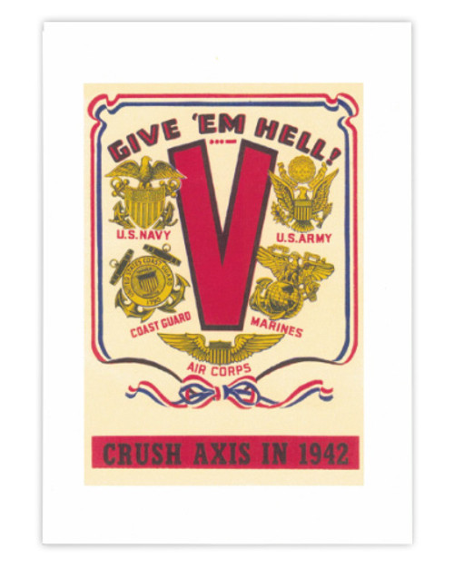 Give Em Hell Greeting Card