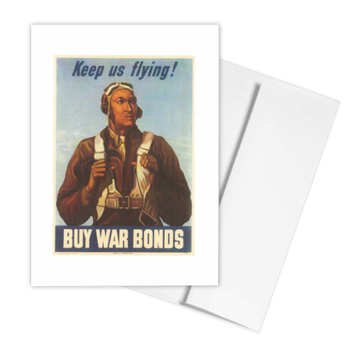 Keep Us Flying Greeting Card Keep Us Flying Greeting Card