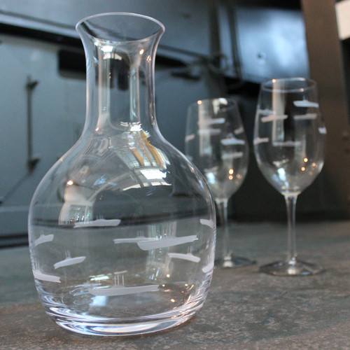 WWII Subs Wine Carafe