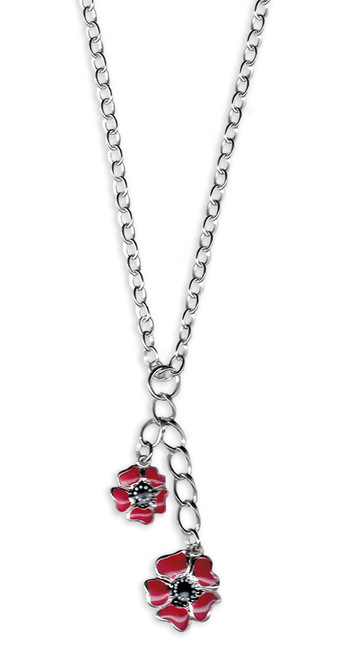 Poppy Remembrance Necklace