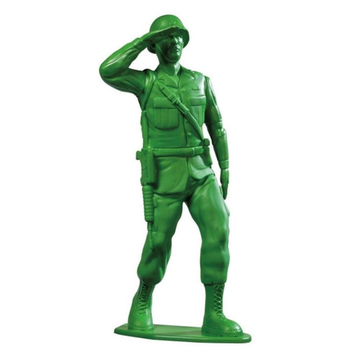 image of 15 in' epic army man in saluting pose pose