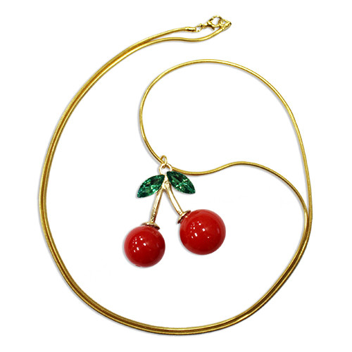 Cherry Charm Long Chain