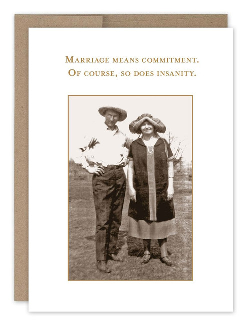 Marriage Means Commitment Card