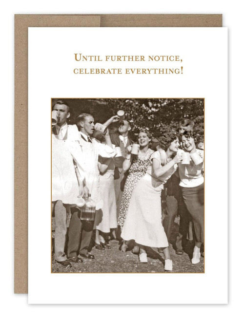 Until Further Notice Card
