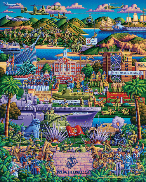 U.S. Marines 500pc Puzzle