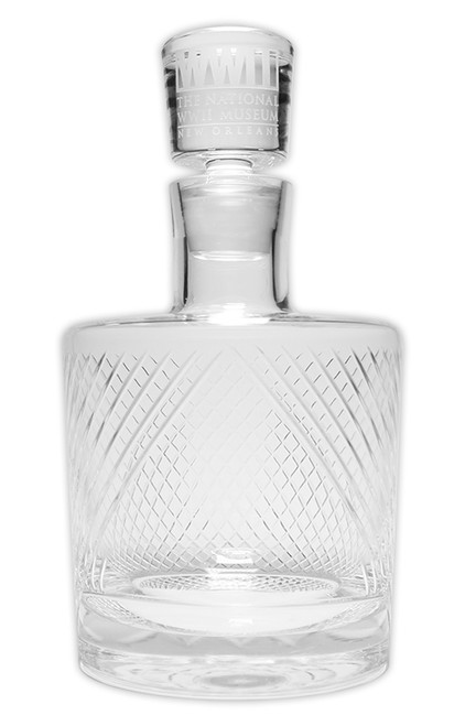 Bourbon Street Logo Round Decanter