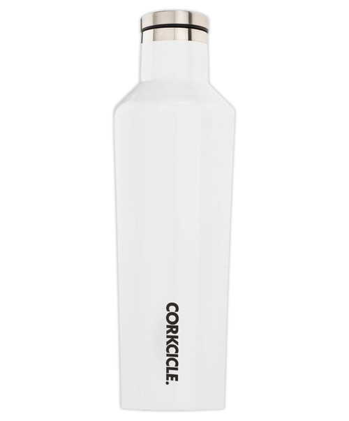 Corkcicle Logo White 16oz Canteen