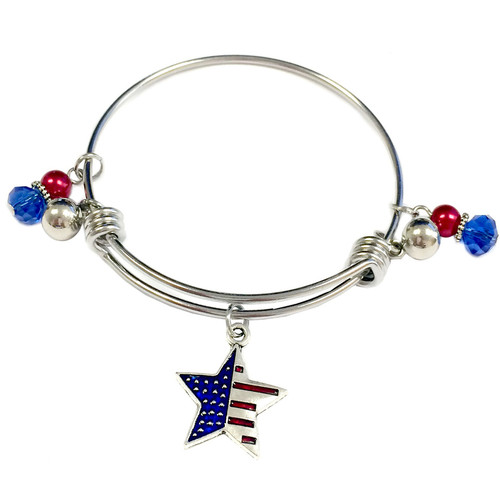 USA Star Treasure Bangle