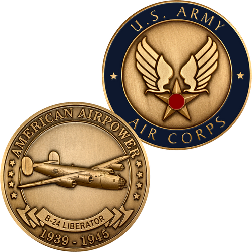 USAAC B-24 Challenge Coin