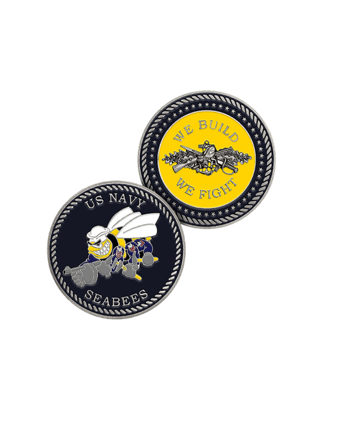 Navy SeaBees Challenge Coin