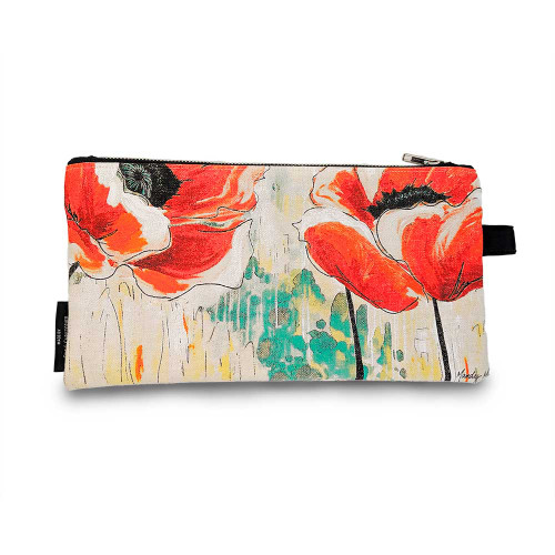 Poppy Confidence Zipper Pouch