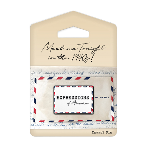 V-Mail Expressions of America Enamel Lapel Pin