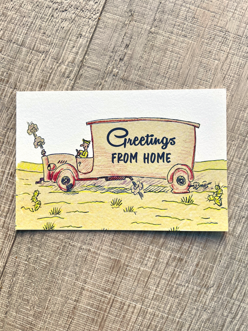 Greetings From Home Postcard