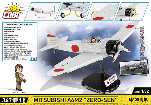 Mitsubishi A6M2 "Zero-Sen" Block Puzzle