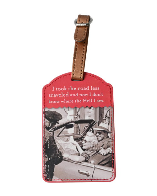 Less Traveled Luggage Tag