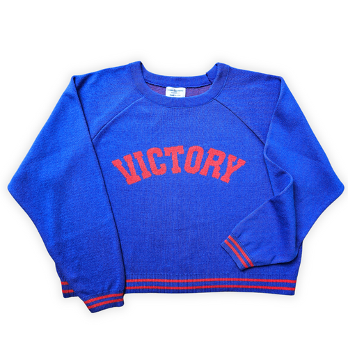 Victory Raglan Cropped Sweater