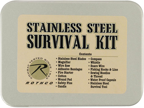 Stainless Steel Survival Kit