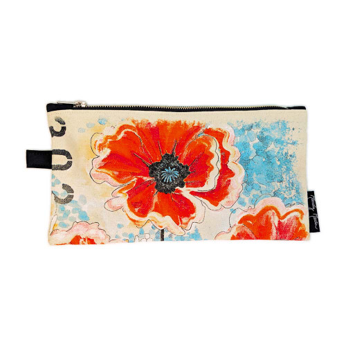Spring Fling Poppy Small Pouch